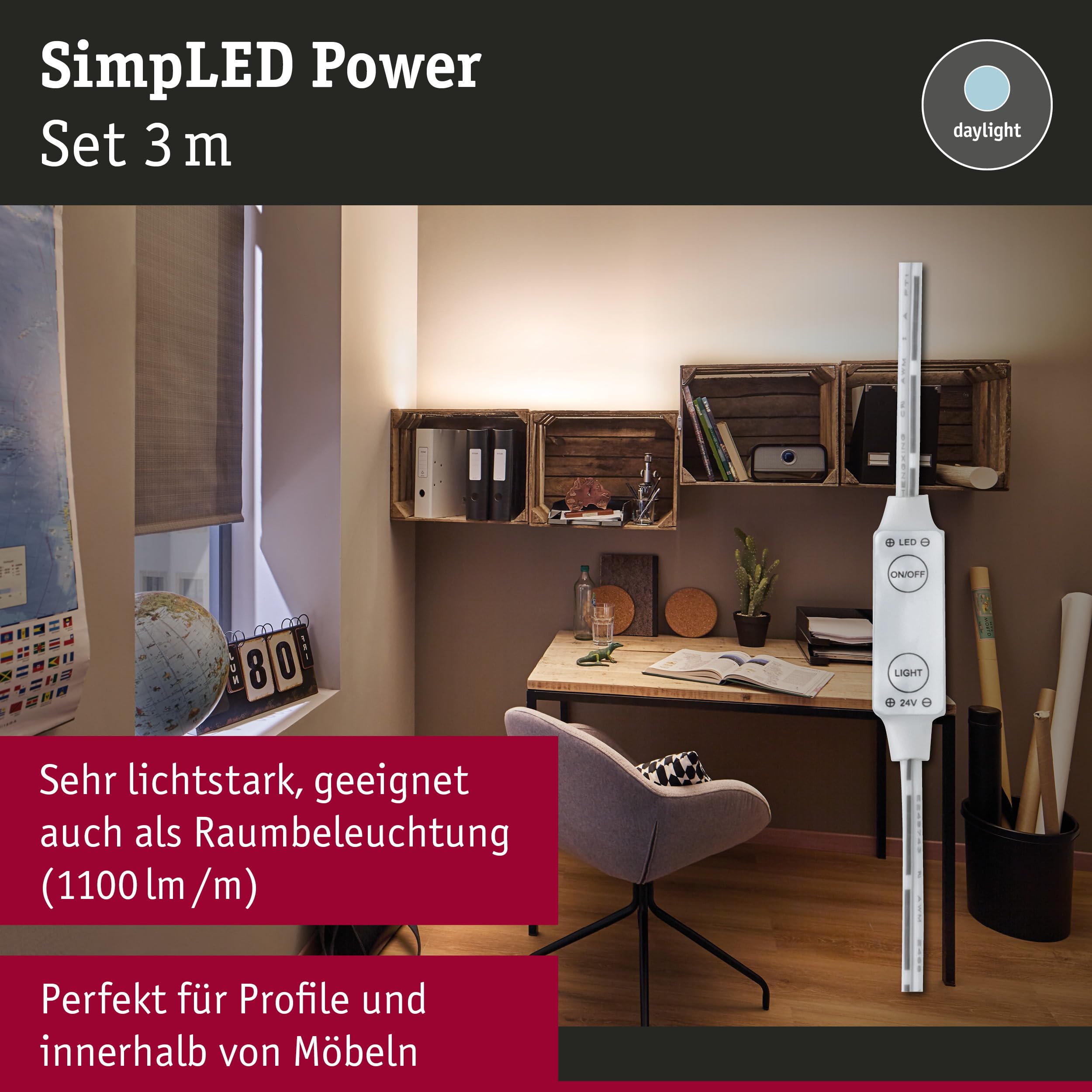Paulmann SimpLED 789.59 LED-Strip 3m neutralweiß beschichtet