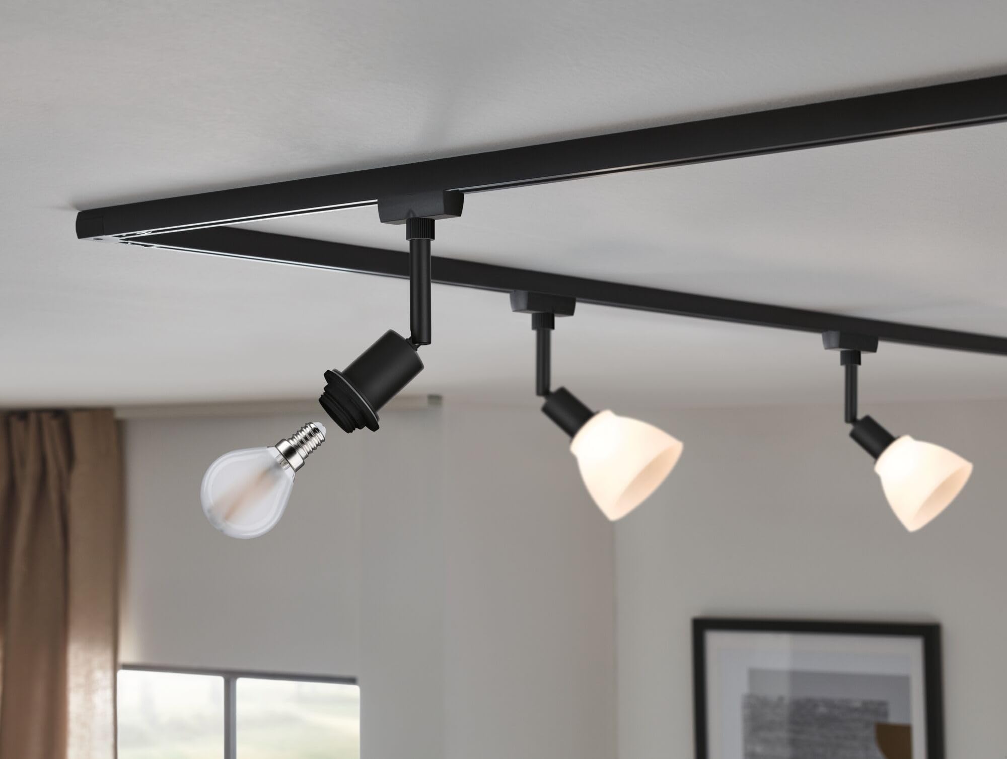 Paulmann URail 96913 Schienenspot DecoSystems Basic Schwarz