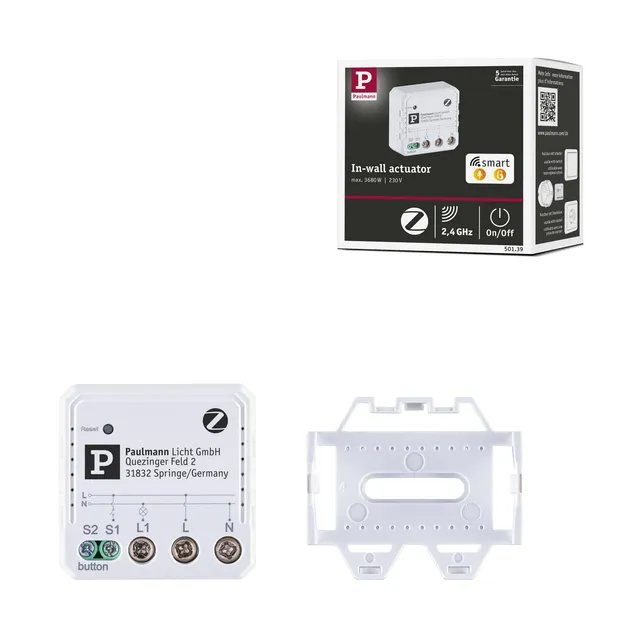Paulmann 50139 SmartHome Zigbee Unterputzaktor On/Off