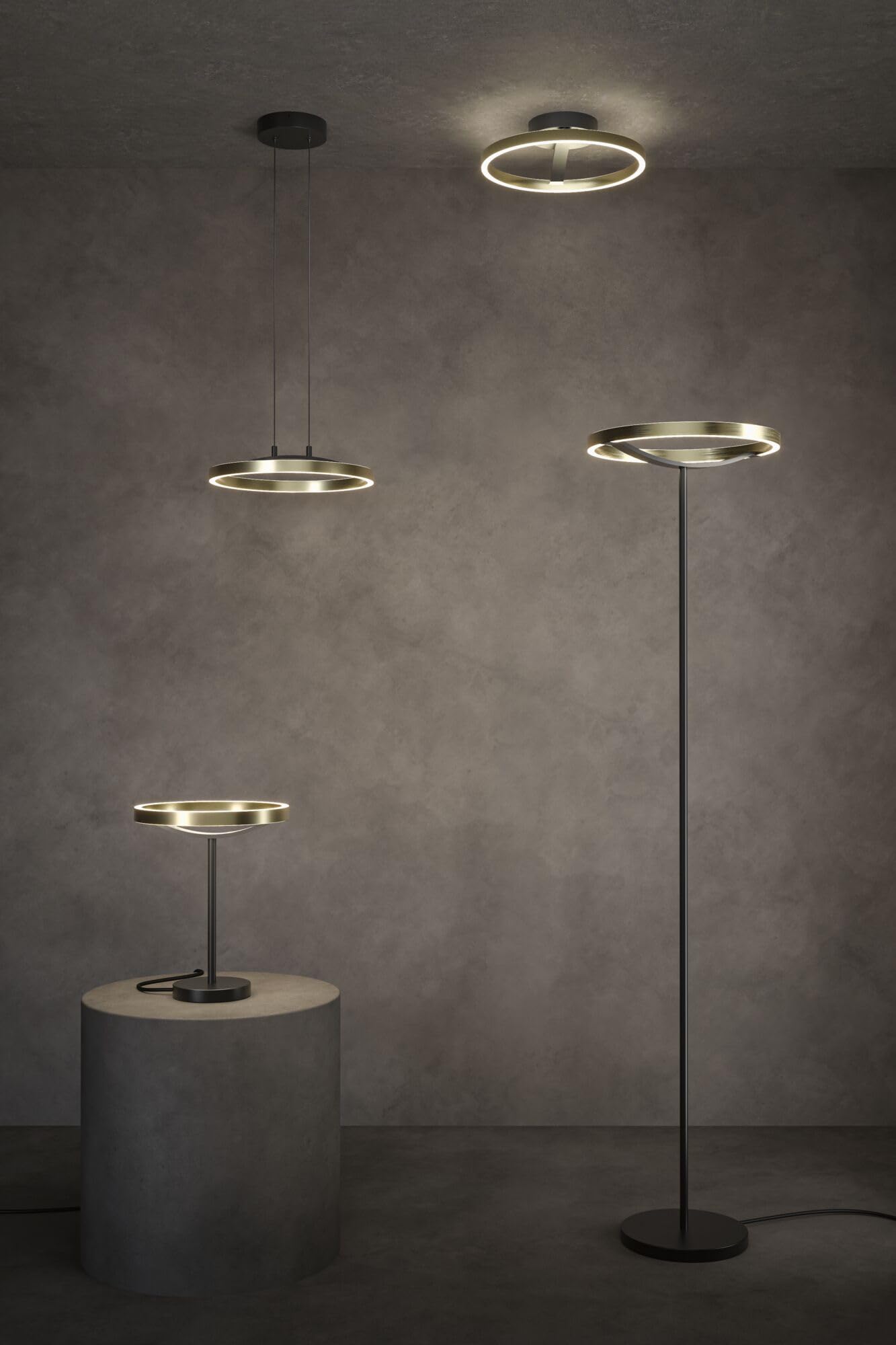Paulmann Melira 94928 Pendelleuchte Schwarz-Gold 3-Step