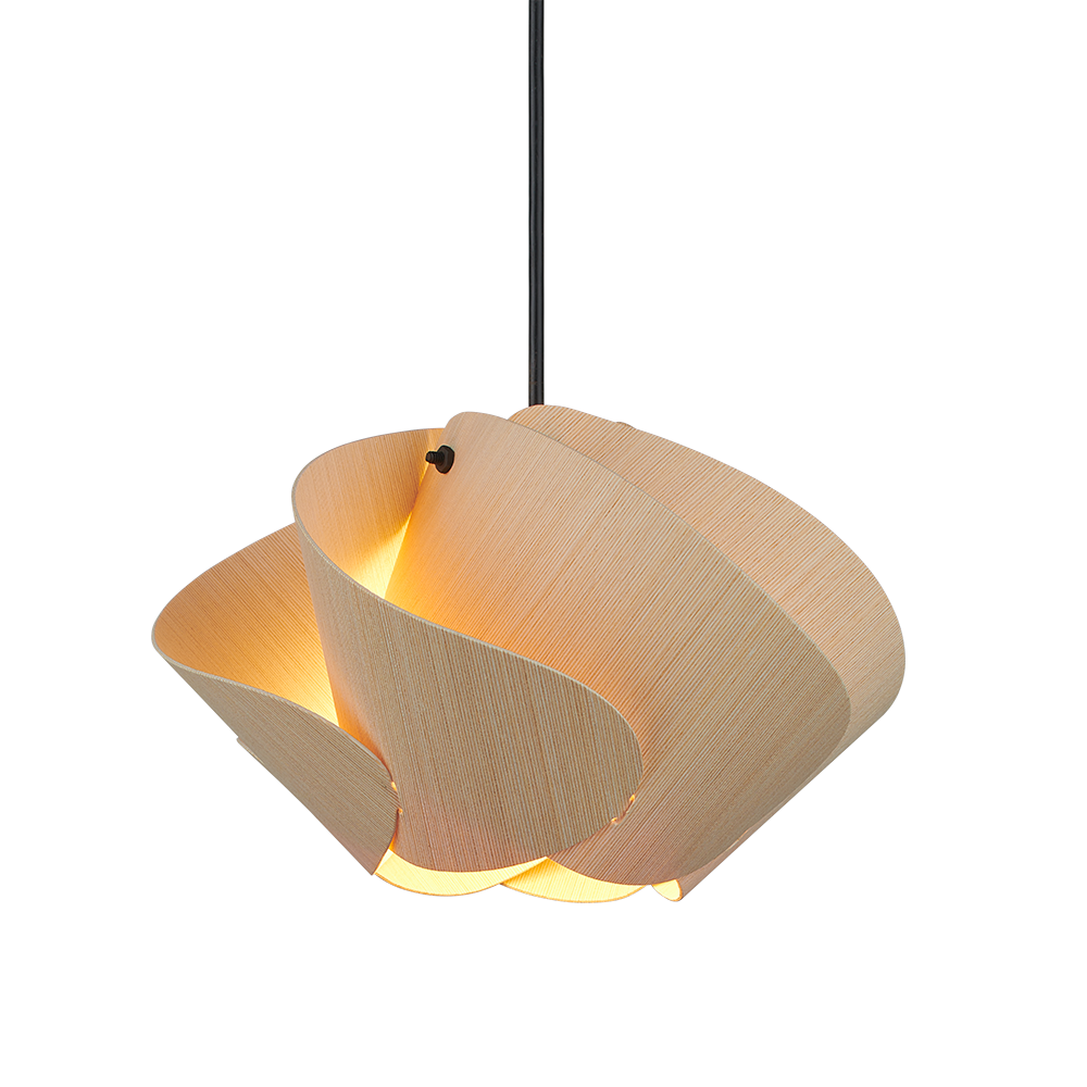 Bruck Matilda Pendelleuchte Holz handbemalt