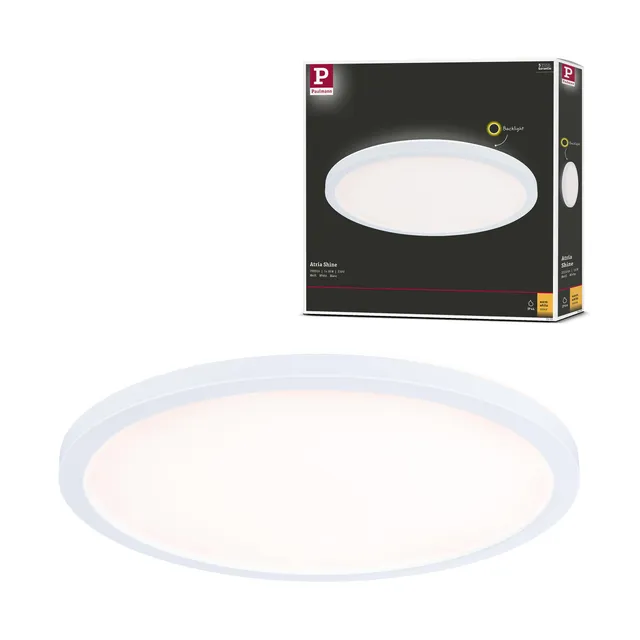 Paulmann Atria Shine 71153 LED Panel rund 293mm weiß warmweiß