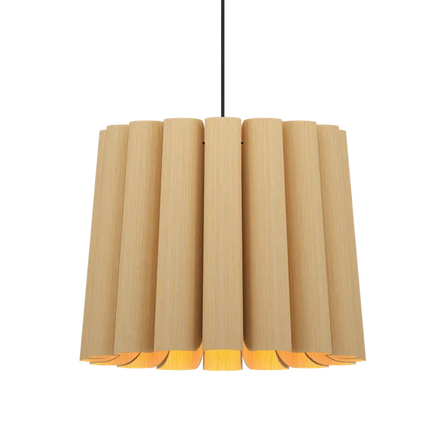 Bruck Renata Medium Pendelleuchte Holz farbig