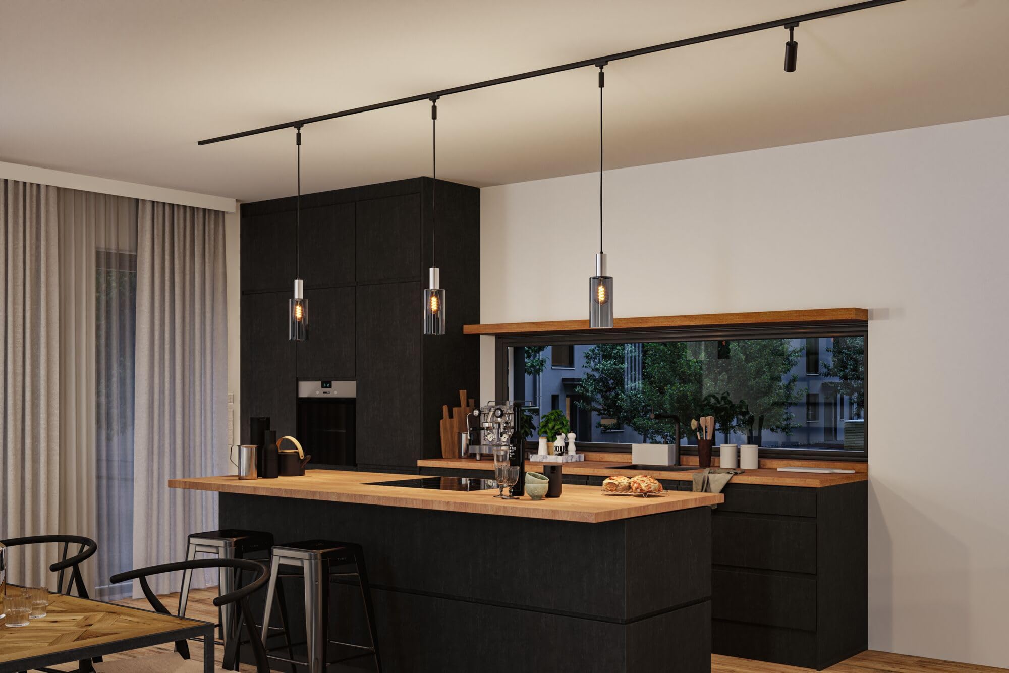 Paulmann URail Raja 95607 Schirm Rauchglas 100mm