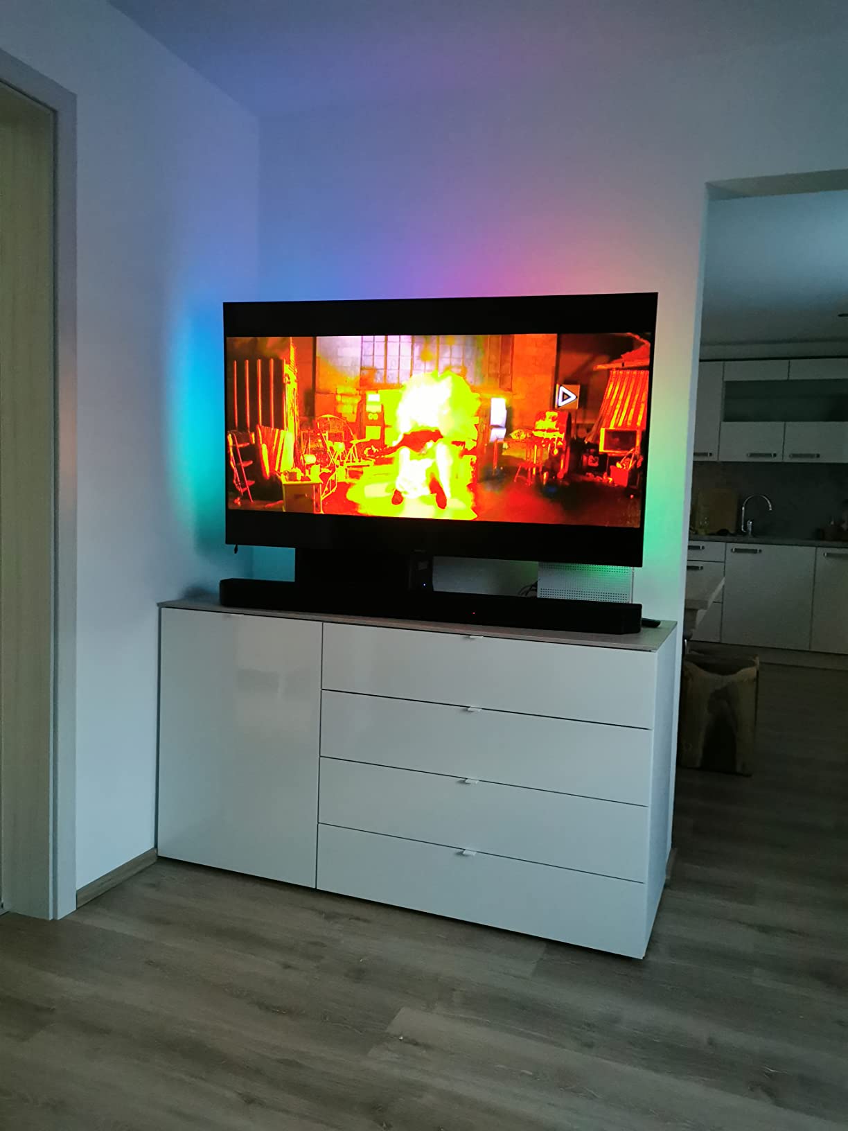 Paulmann 78881 Dynamic Rainbow LED-Stripe 2,4m RGB 65 Zoll