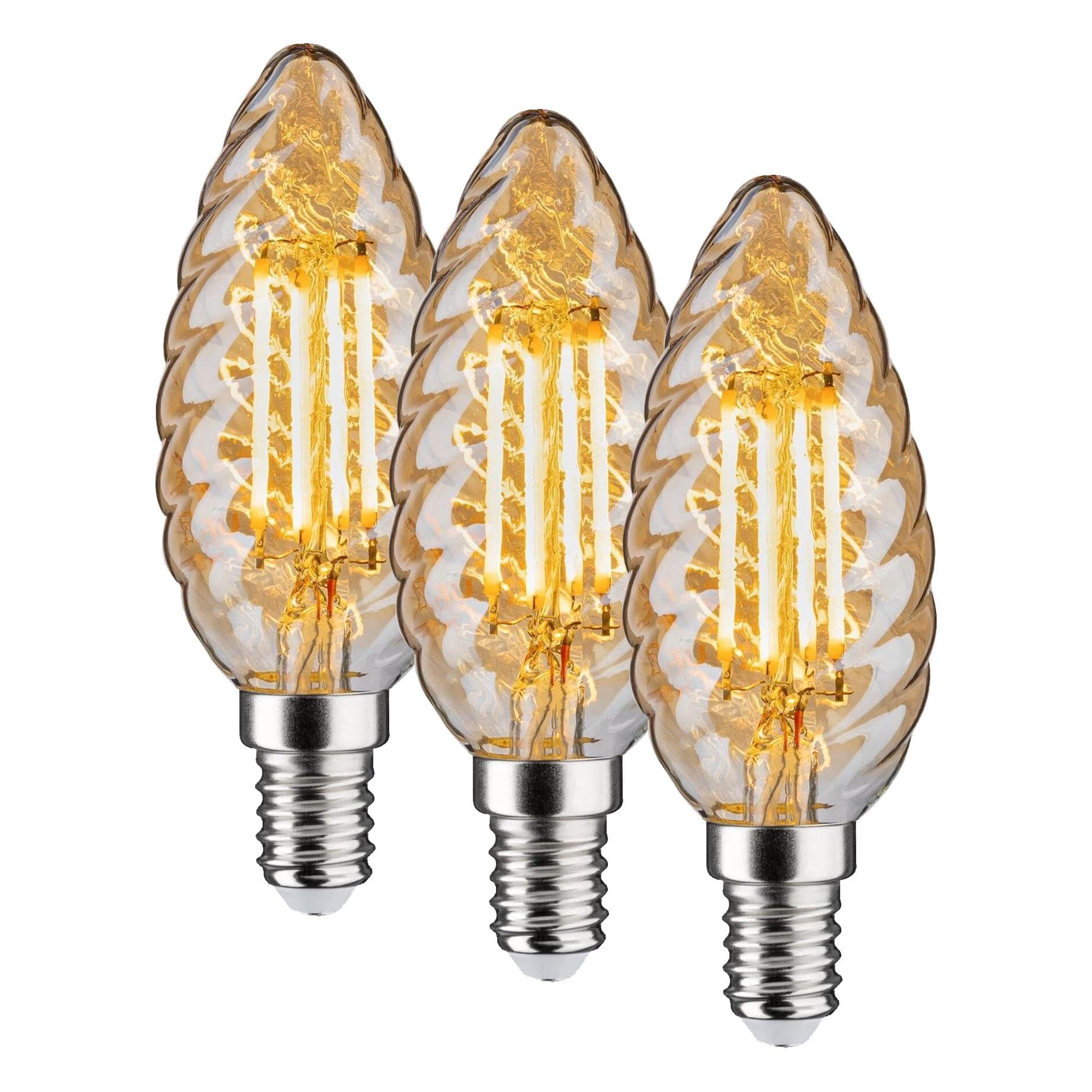 Paulmann 28709 Filament LED-Lampe E14 Kerze gold 2500K