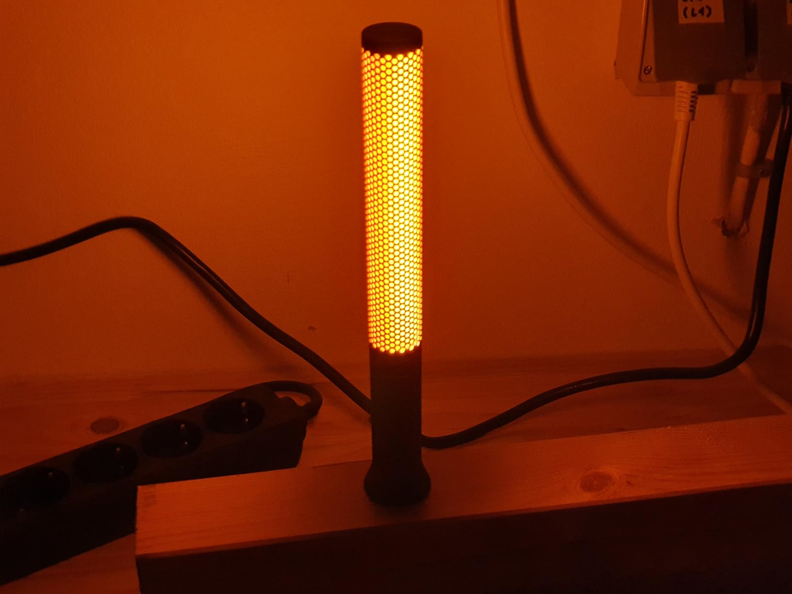 Phonar LED Tischlampe kabellos dimmbar warm 2600mAh grau