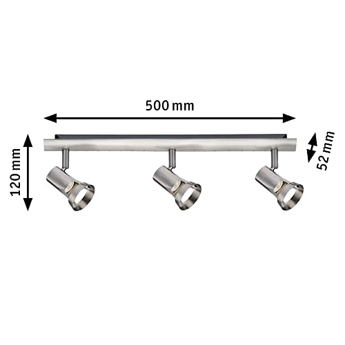 Paulmann Teja 66700 Deckenstrahler Nickel 3xGU10