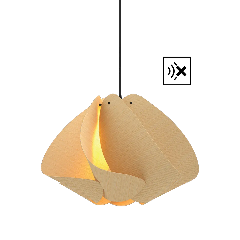 Bruck Matilda Pendelleuchte Holz handbemalt