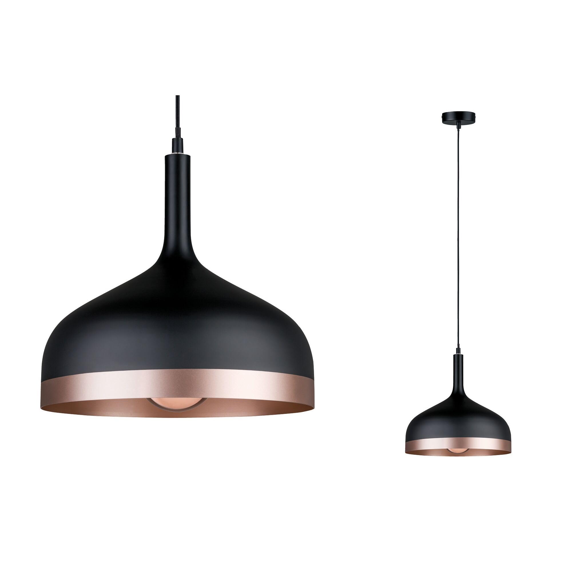 Paulmann Neordic Embla 79629 Pendelleuchte Schwarz-Kupfer
