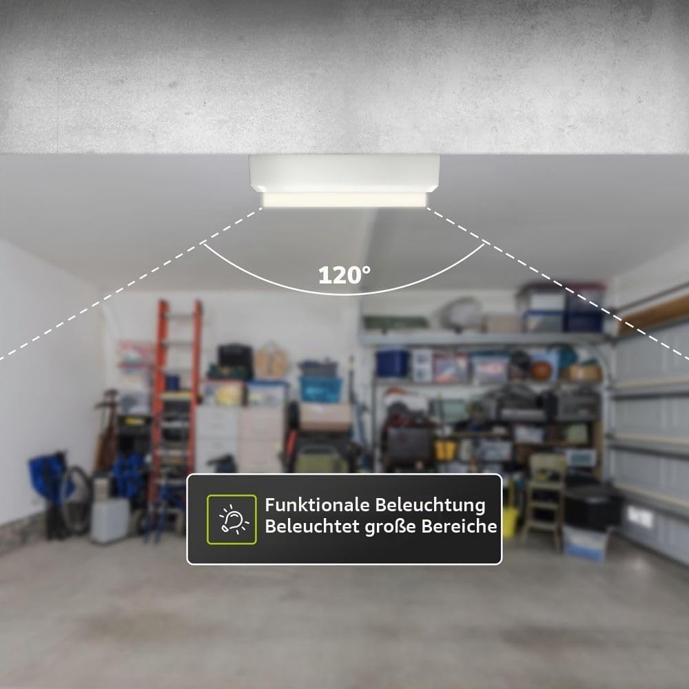 Hoftronic C-Series LED Kellerlampe oval 18W 4er Set IP54
