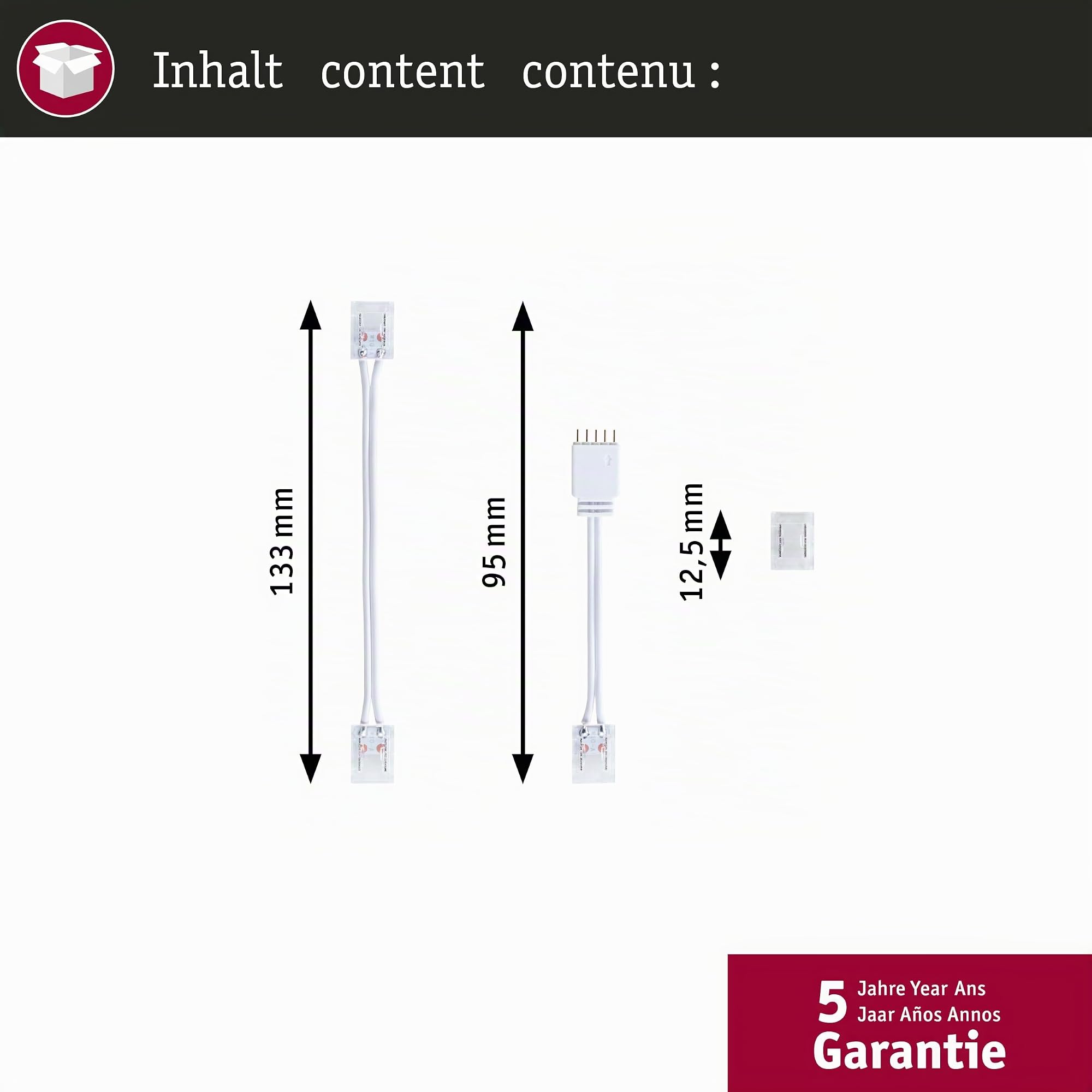 Paulmann 71051 MaxLED COB Connector Set weiß 6-tlg