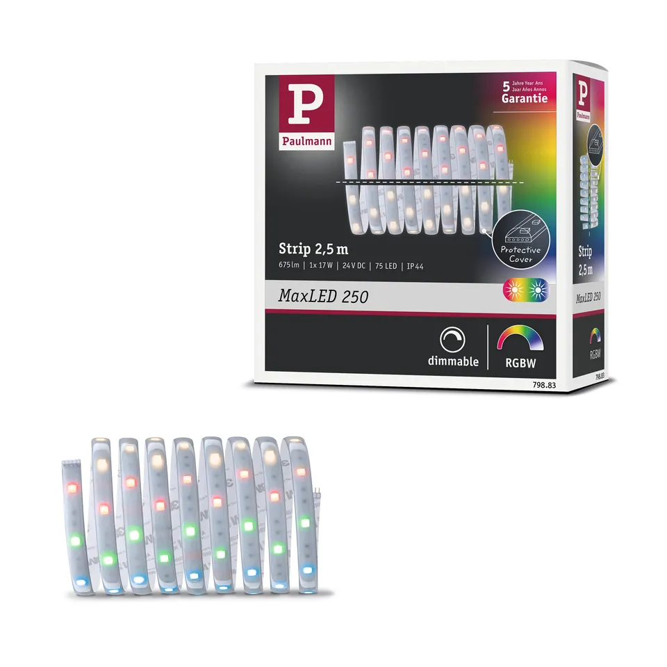 Paulmann MaxLED 250 LED-Streifen 2,5m RGBW beschichtet
