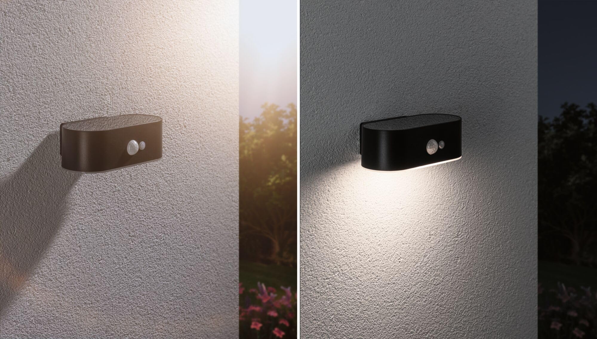 Paulmann 94571 Adya Solar Außenwandleuchte IP44 Schwarz