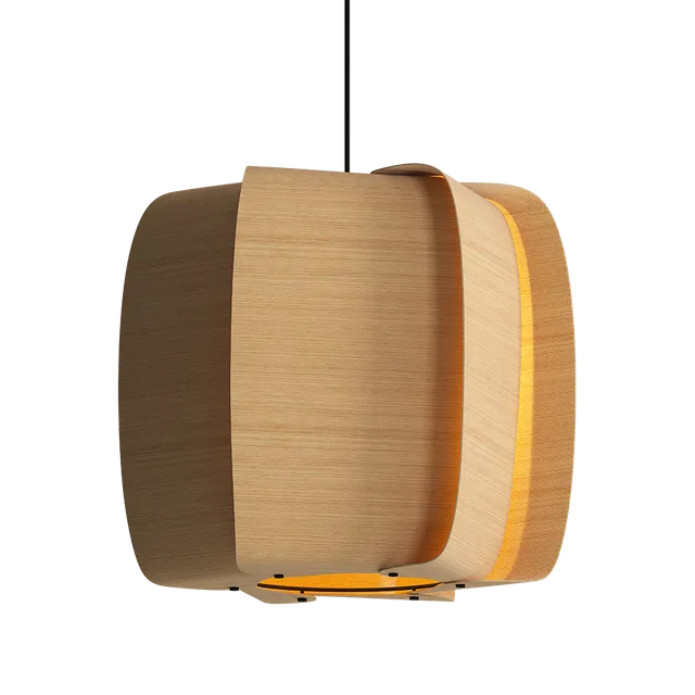 Bruck Alba Pendelleuchte Holz handbemalt