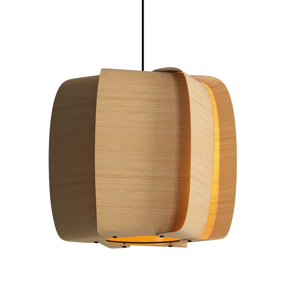 Bruck Alba Pendelleuchte Holz handbemalt