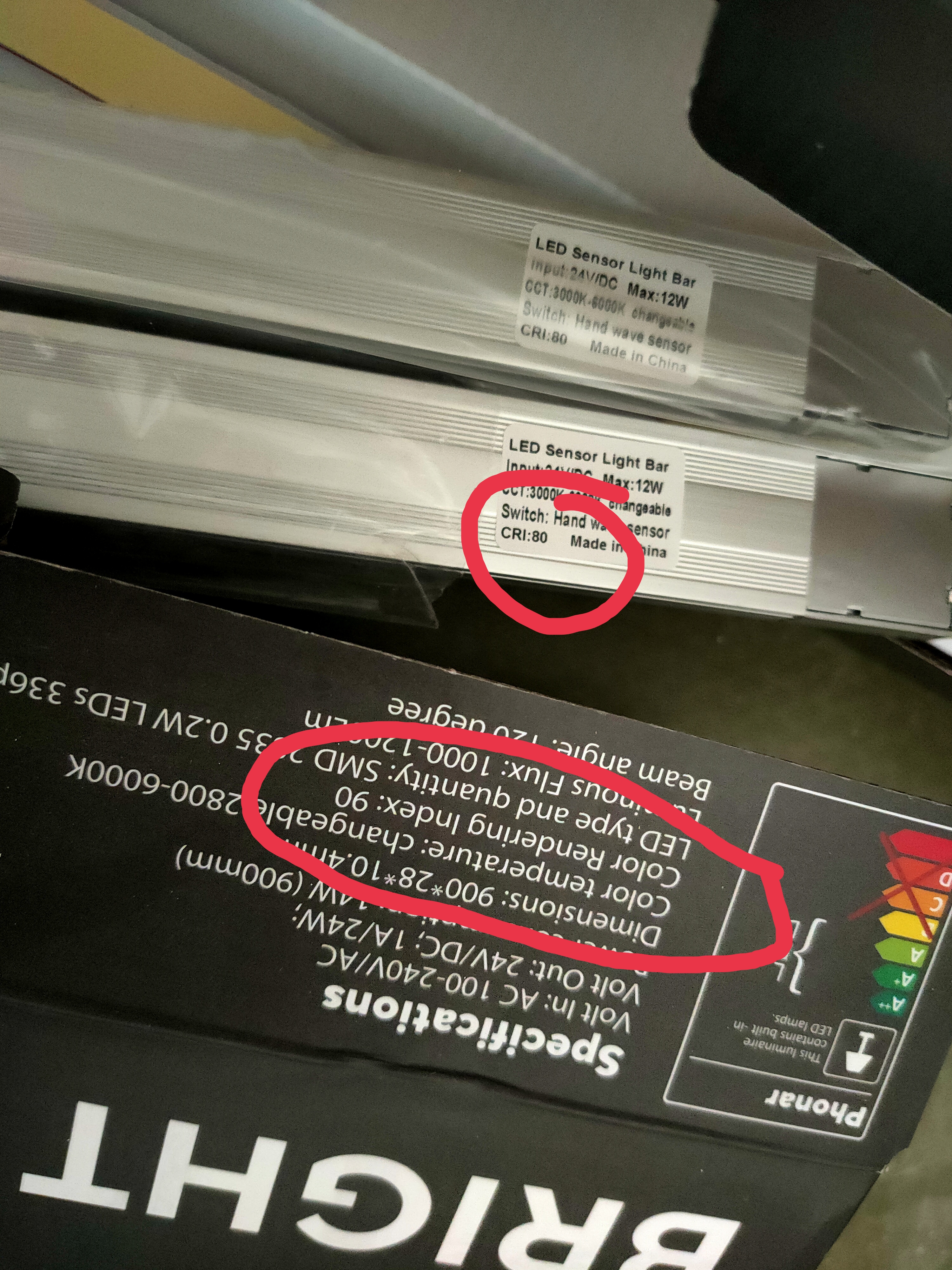 Phonar LED-Unterbauleuchte Küche 60cm dimmbar sensor