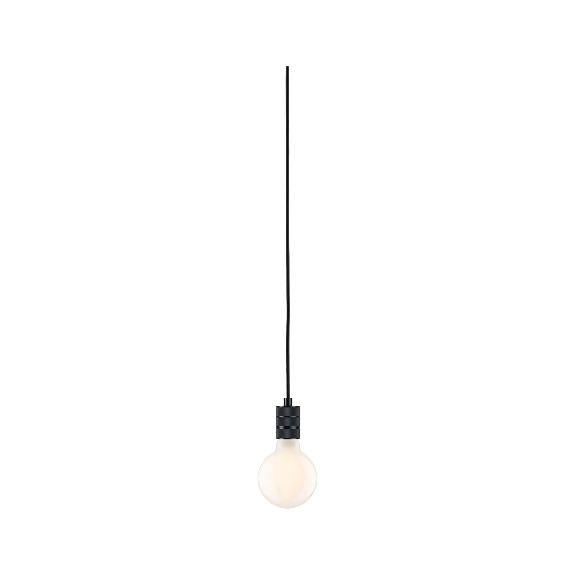 Paulmann Neordic Tilla Pendelleuchte Stecker E27 schwarz