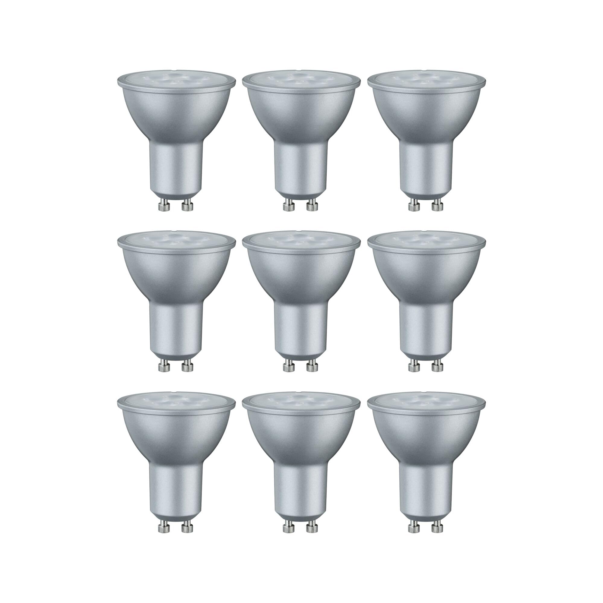 Paulmann Standard 5285 GU10 LED Reflektor 9er-Set warmweiß