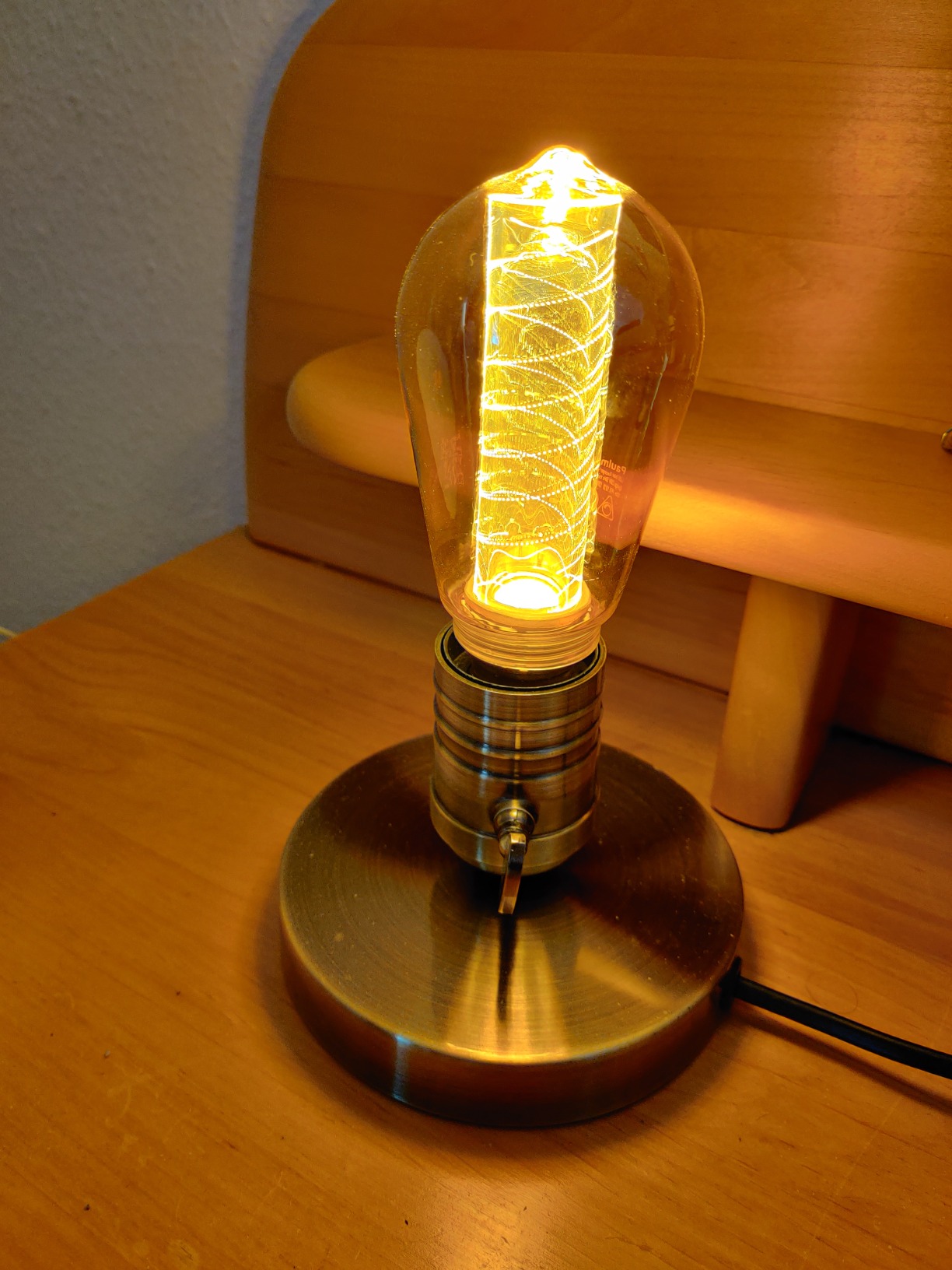 Paulmann InnerGlow 28829 ST64 LED-Birne E27 gold 1800K