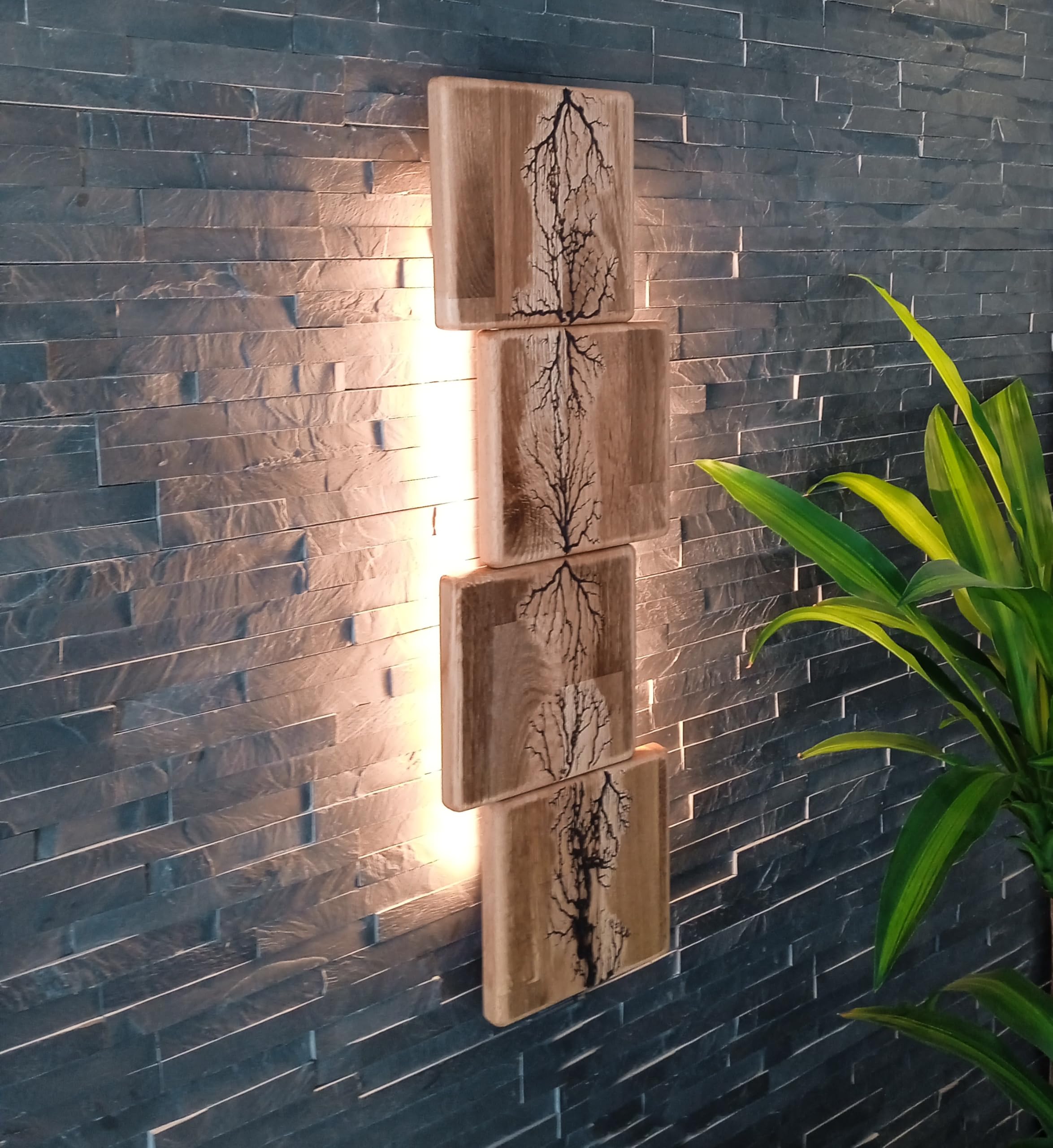 Friesenlicht Amy Wandleuchte 80 cm Eiche