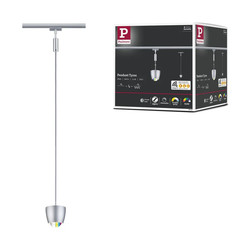 Paulmann URail Tyros 95682 Pendel Chrom matt RGBW