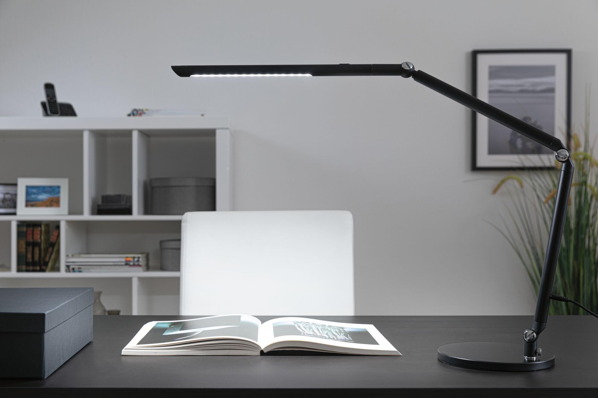 Paulmann FlexBar 78912 Schreibtischleuchte LED schwarz dimmbar