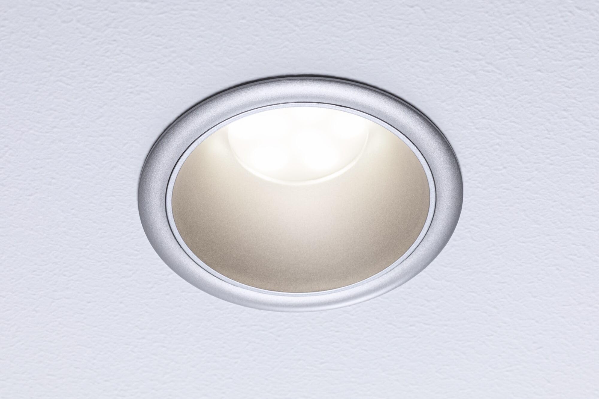 Paulmann Cole 98202 Einbauleuchte silber 1er-Set IP44