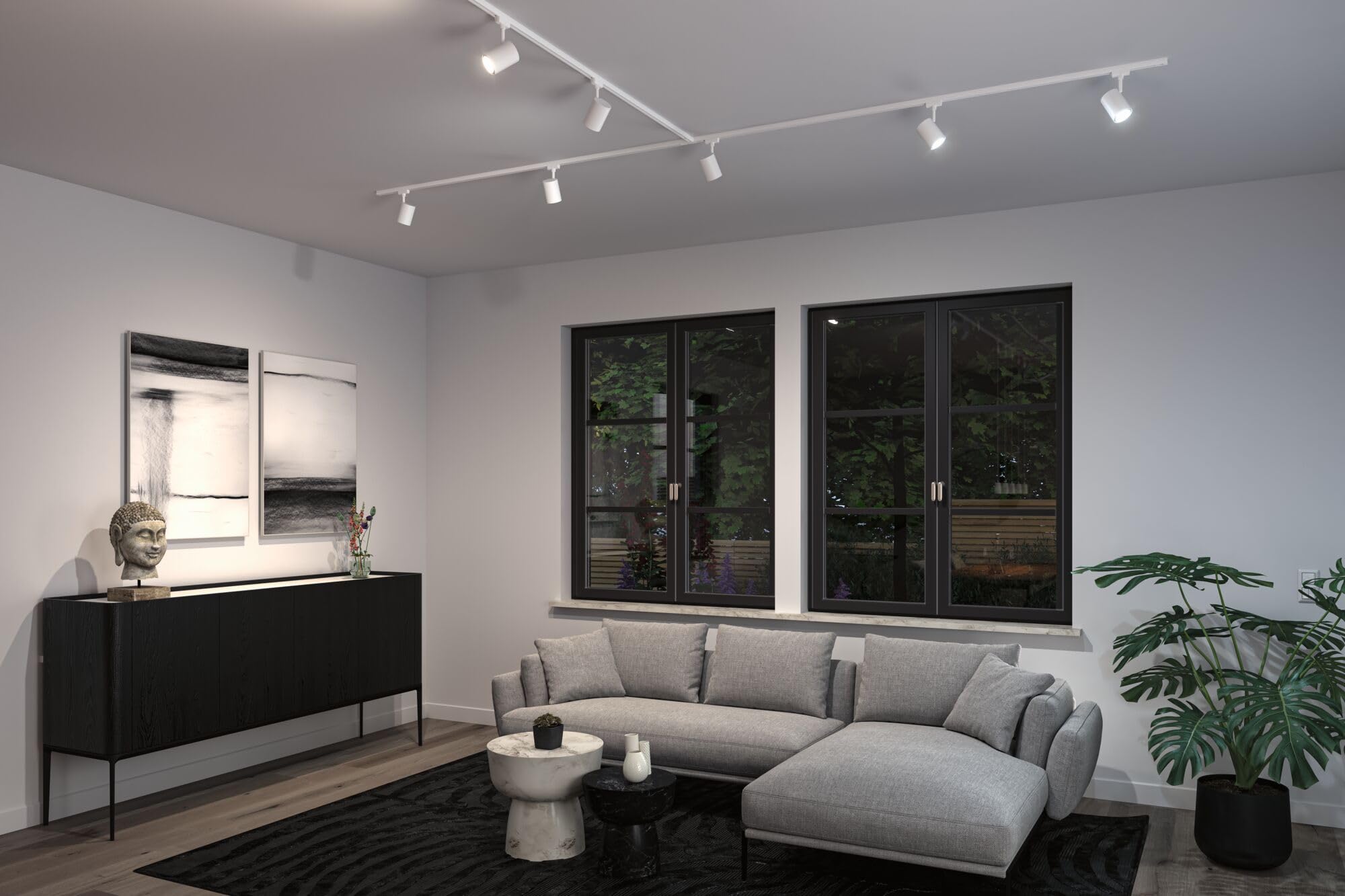 Paulmann URail 95663 Luxe Schienenspot Zigbee GU10 weiß