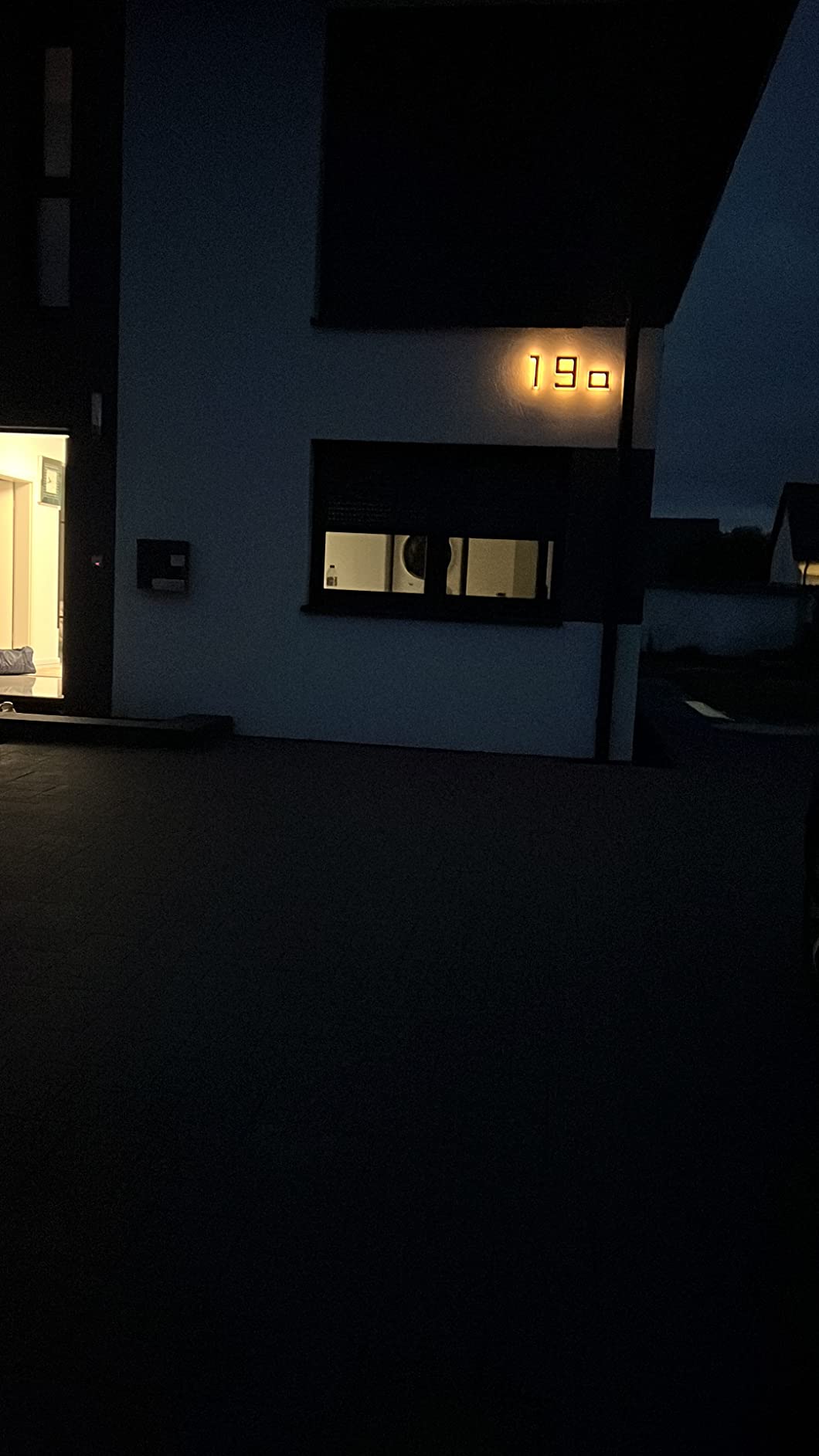 Paulmann LED Solar Hausnummer 1 IP44 Schwarz warmweiß