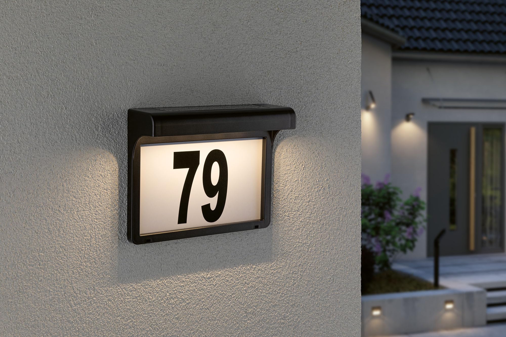 Paulmann Dayton II 95388 Solar-Hausnummernleuchte IP44