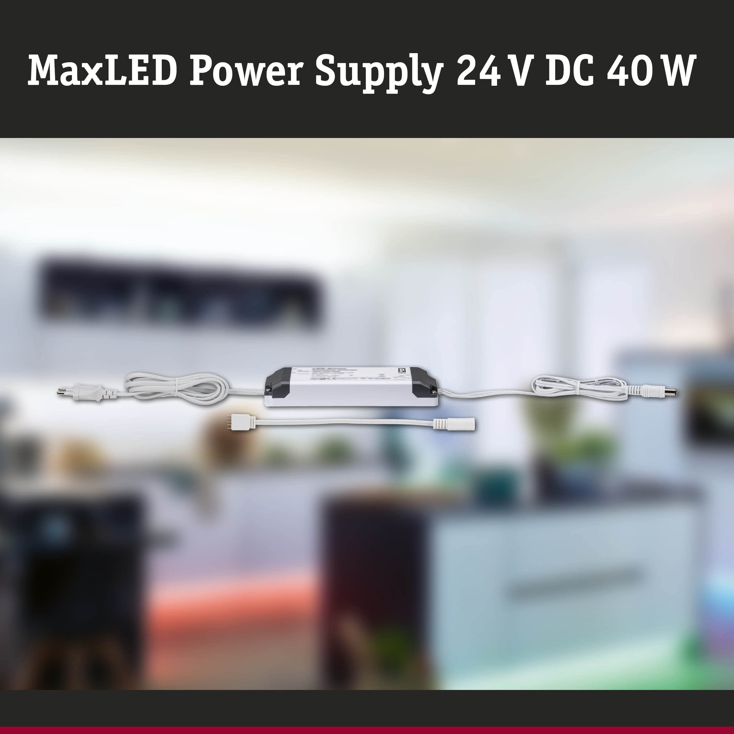 Paulmann 79831 MaxLED Power Supply Trafo 40W weiß eckig