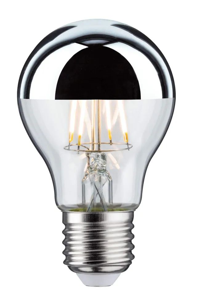 Paulmann Filament 28670 LED-Lampe E27 Kopfspiegel silber