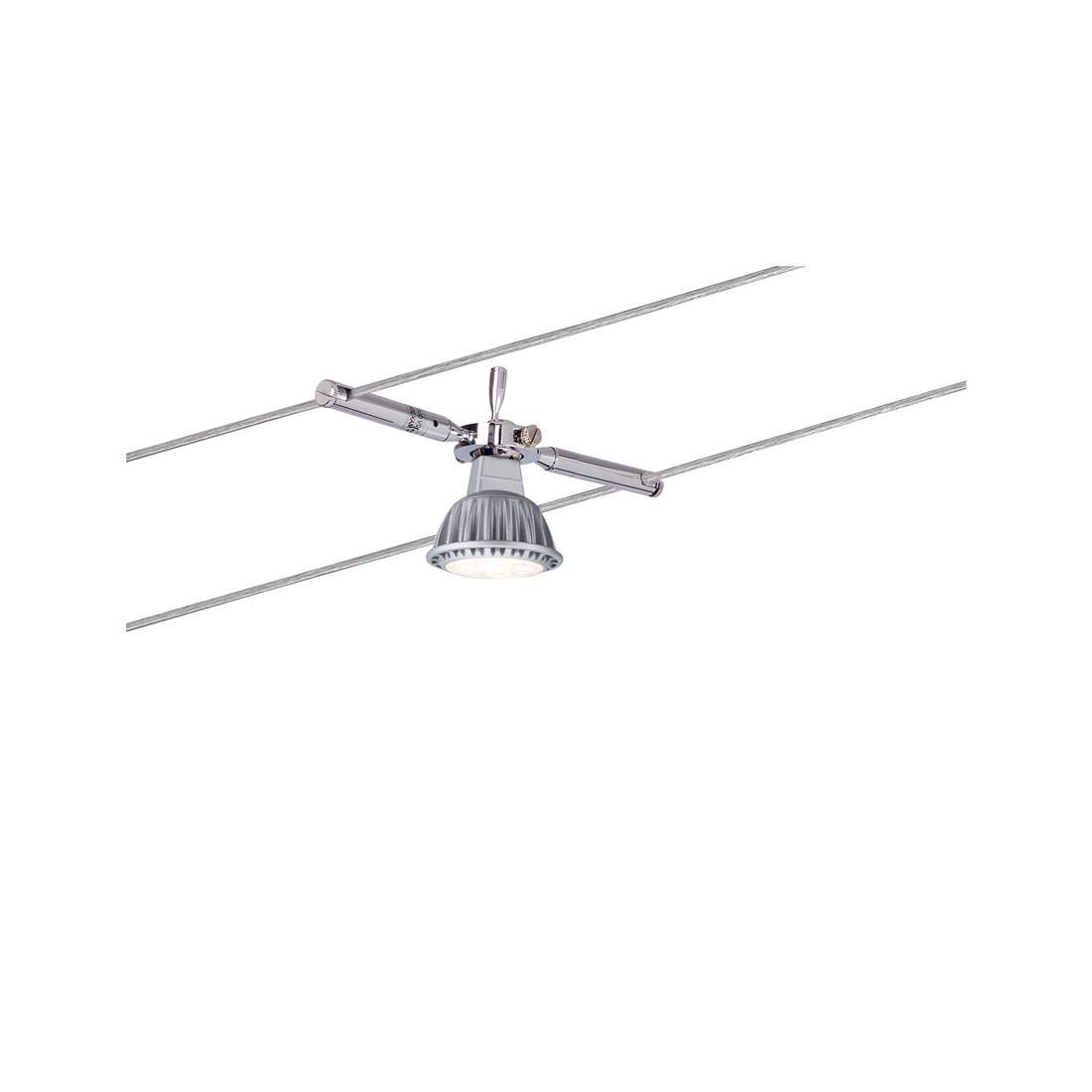 Paulmann Togo Seilsystem Basisset chrom max. 4x10W ohne LM
