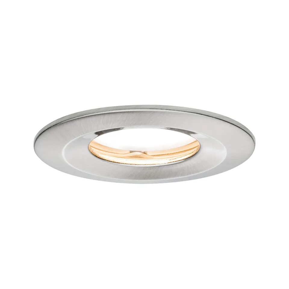 Paulmann Coin Slim EBL Einbaustrahler rund IP65 6,8W dimmbar
