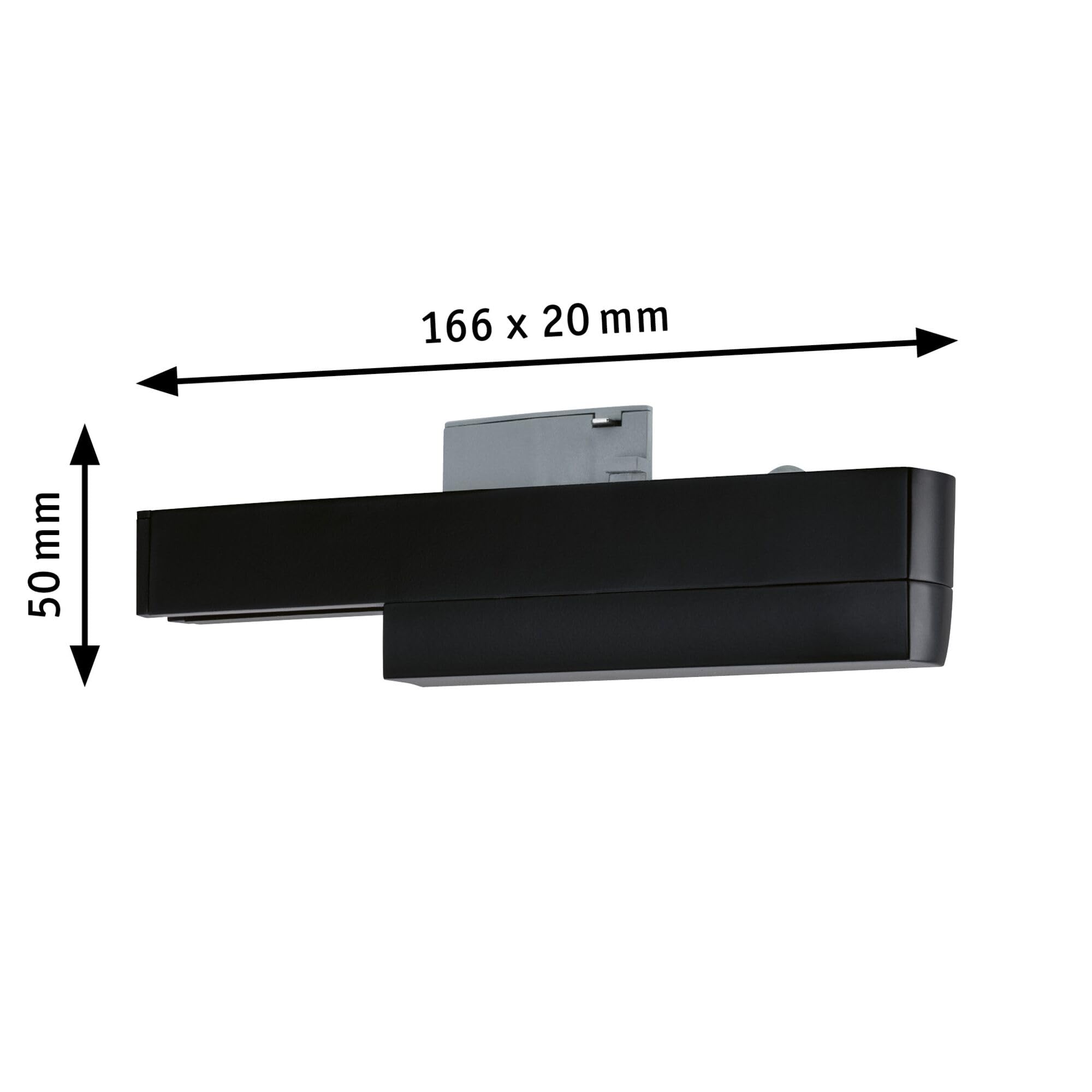 Paulmann URail 95524 Schienenadapter Schwarz Zigbee
