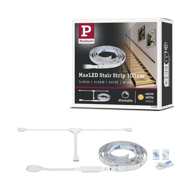 Paulmann MaxLED 71220 Stair Strip 1m 2700K 64lm
