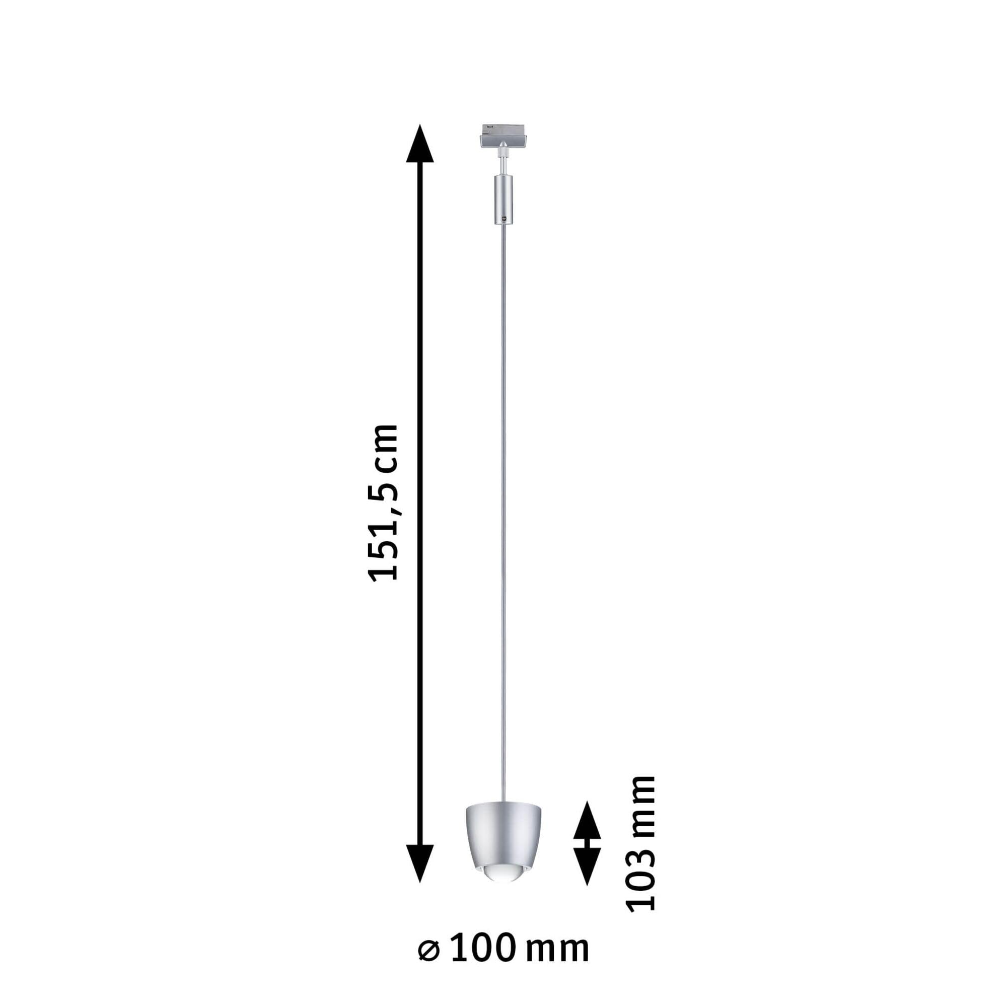 Paulmann URail Tyros 95682 Pendel Chrom matt RGBW