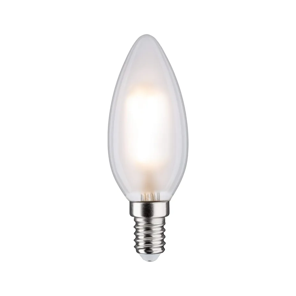 Paulmann 28613 LED Kerze E14 5W Matt Warmweiß 2700K 1 Stück