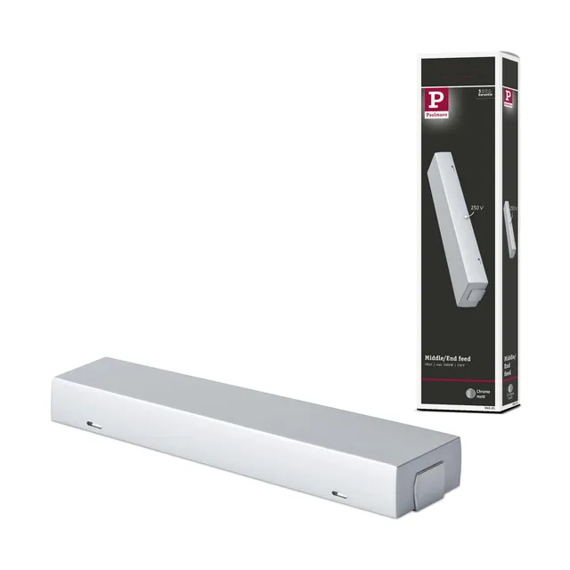 Paulmann URail 96885 Einspeisung Mitte Schiene chrom matt