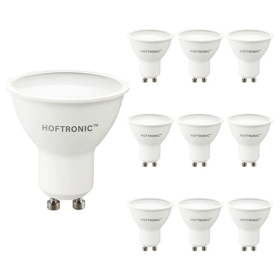Hoftronic GU10 LED-Spots 10x 4,5W 4000K