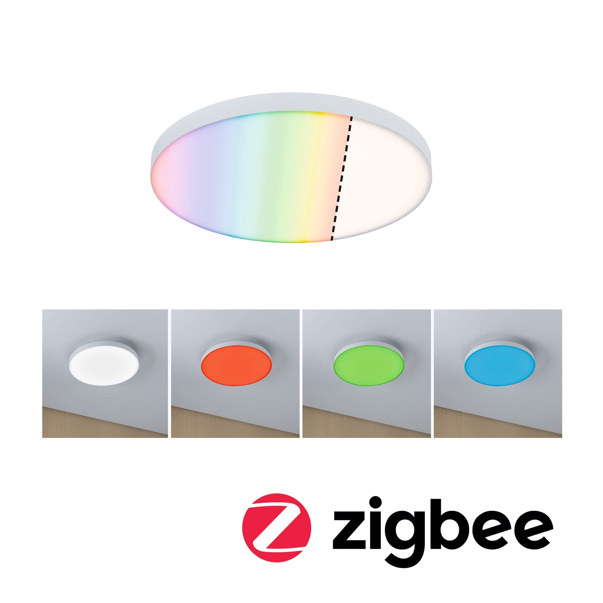Paulmann 79899 Velora LED-Panel rund 300mm RGBW 16,5W Weiß