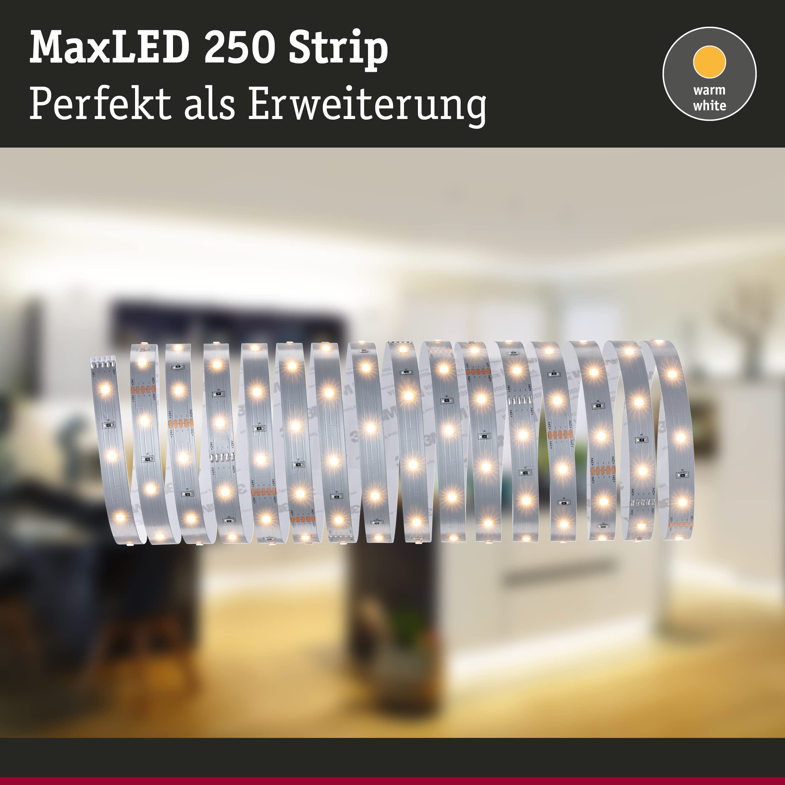 Paulmann MaxLED 250 LED-Strip 5m warmweiß 2700K IP20