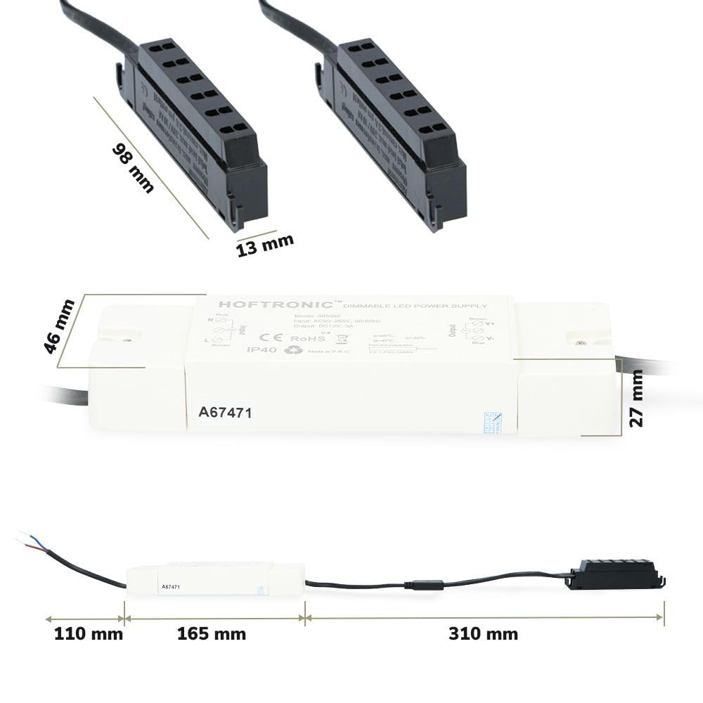 Hoftronic Navarra LED-Spots 10x3W warmweiß