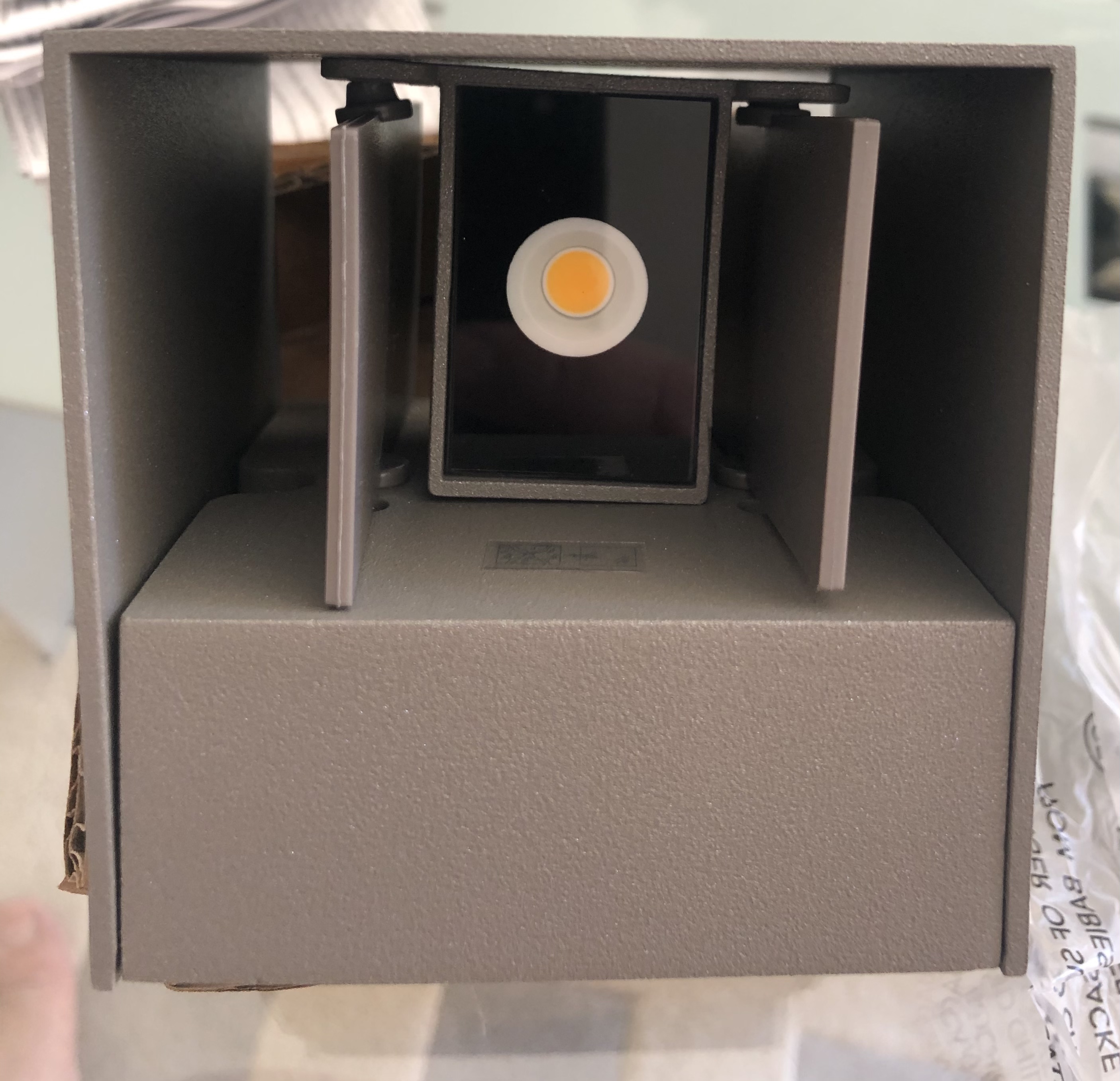 Paulmann Cybo LED-Außenwandleuchte 2x3W grau IP65 2700K