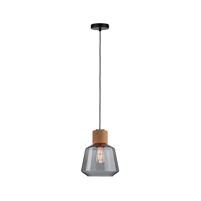Paulmann Neordic Elia 79739 Pendelleuchte Rauchglas Kork