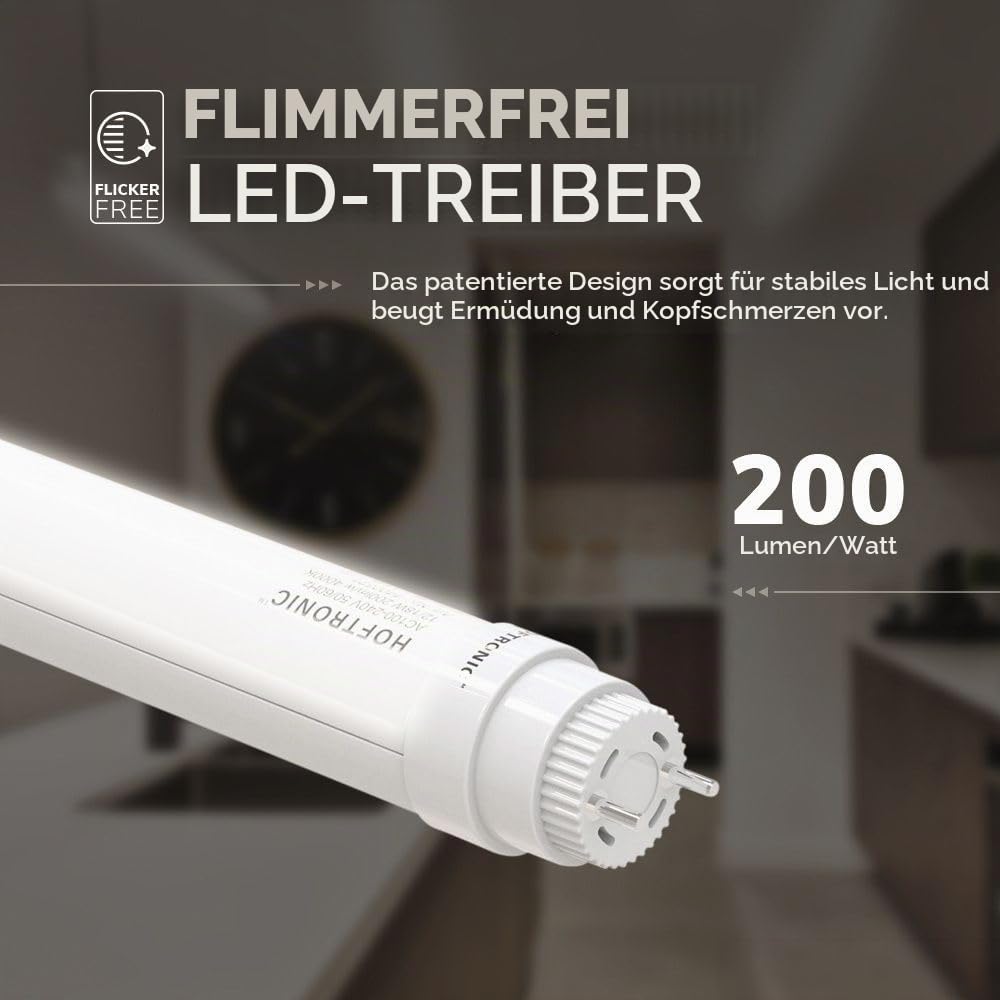 Hoftronic LED T8 Röhre 150cm 24W kaltweiß 1er