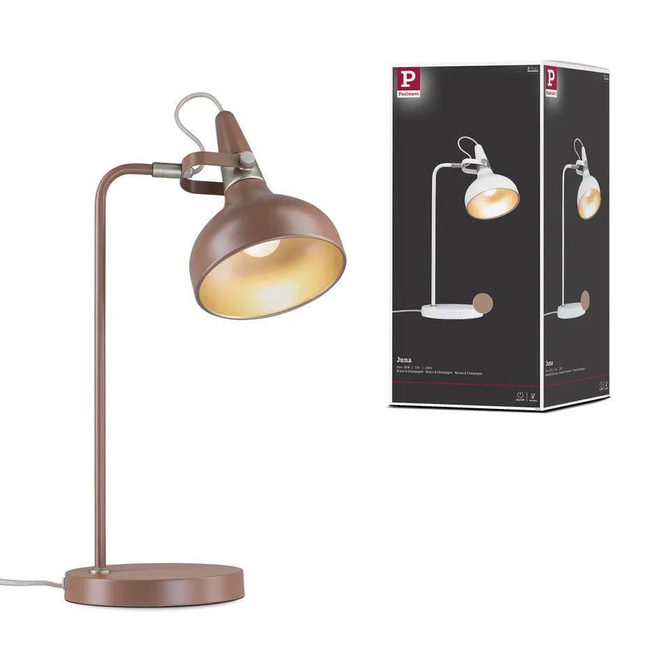 Paulmann Juna 77067 Tischleuchte Nougat E14