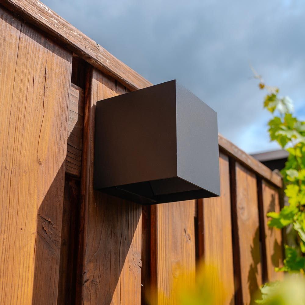 Hoftronic Kansas XL Solar Wandleuchte 3000K Bewegungsmelder