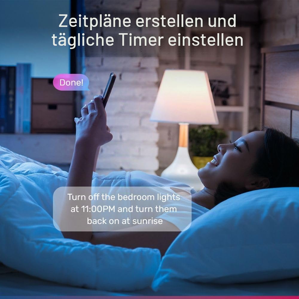 Hoftronic Smart E27 LED Lampe RGBWW 10W 1er 806 Lumen